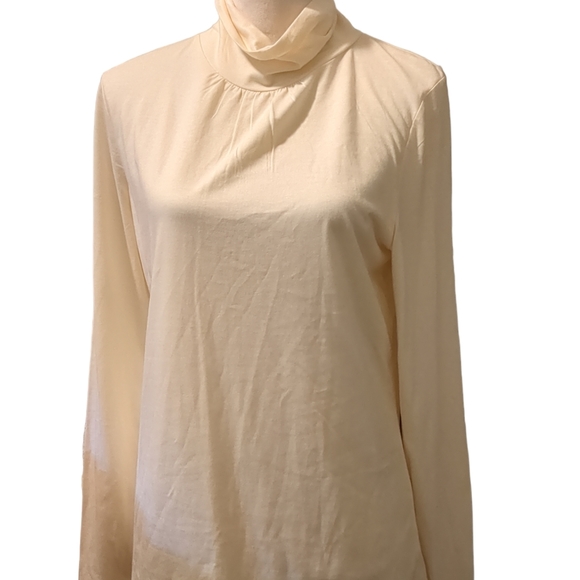 NWT TALBOTS turtleneck size L color cream - Picture 6 of 10